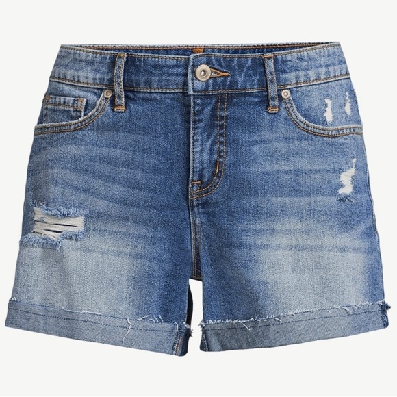 Women's Lila Mid Rise Cuff Shorts - Picture 6 of 6